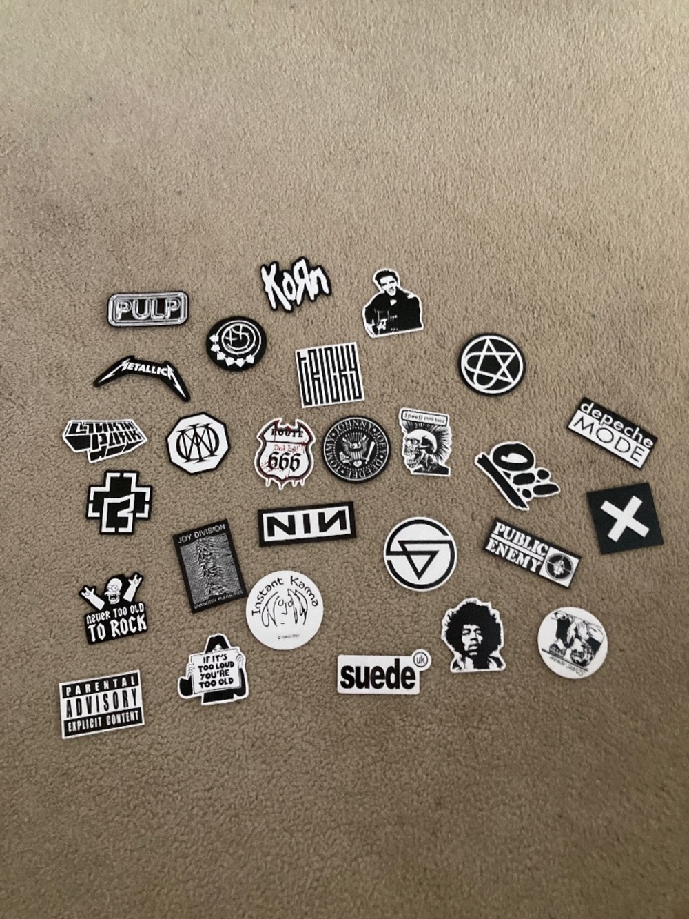 27 Piece Music-Themed Stickers